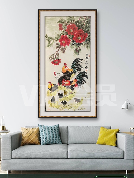 职业书画家 孟红 《富贵吉祥》