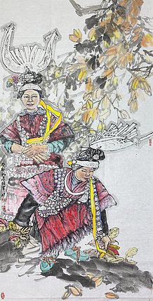 贵州省美术家协会会员 罗仕军（附合影）
