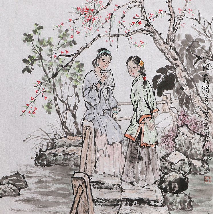 中国书画报特聘画家 湖南省美协会员 佘世忠 精品国画