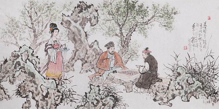 中国书画报特聘画家 湖南省美协会员 佘世忠 精品国画