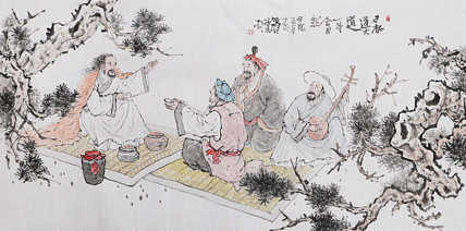 中国书画报特聘画家 湖南省美协会员 佘世忠 精品国画