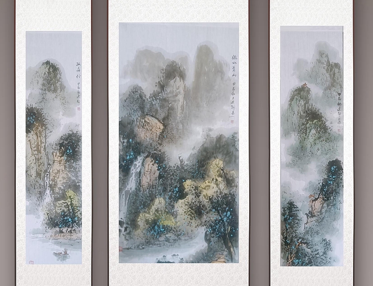 贾述轩 绿水青山