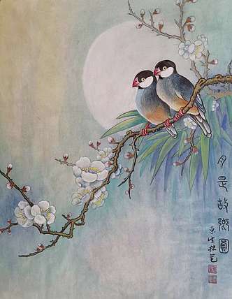 东升 月