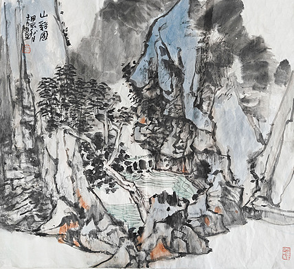 中国美协会员 刘大力 精品山水作品