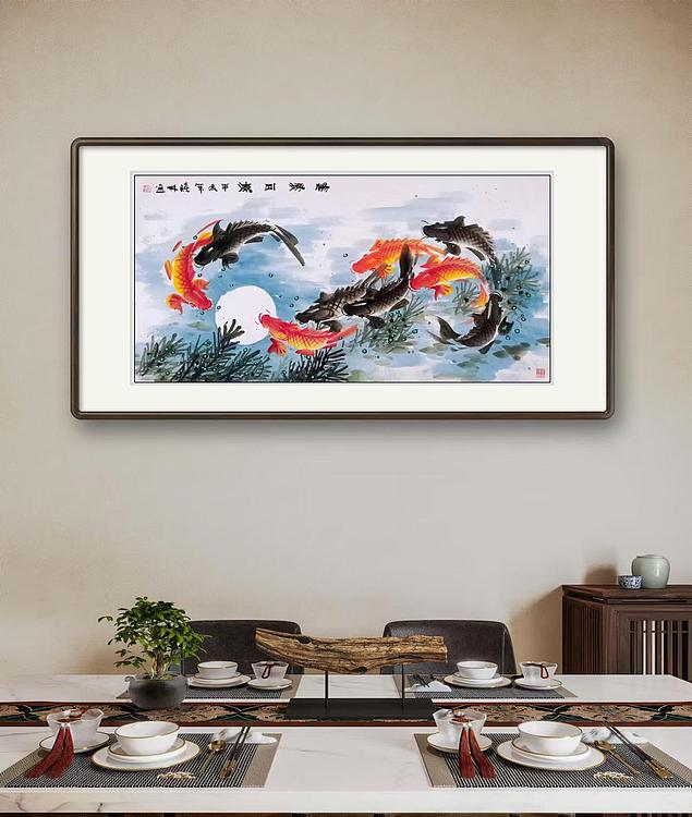 高晓林 （4835）国家一级美术师，江苏省美协会员《畅游四海》