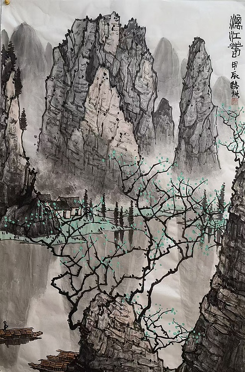 骆裕 漓江春
