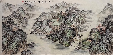 周植筠 山色留醉