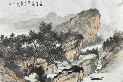 中国山水画研究院副院长 段铁 有合影照片