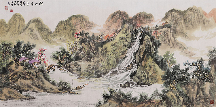苏州市美协会员 实力派山水画家 陆雪峰