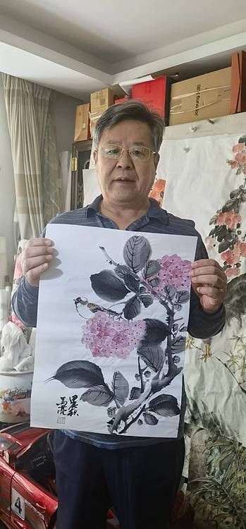 北京美协会员 马亮 老师精品国画（带合影）
