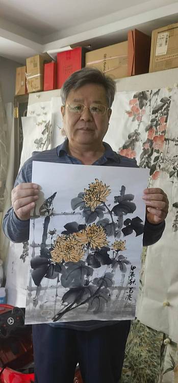 北京美协会员 马亮 老师精品国画（带合影）