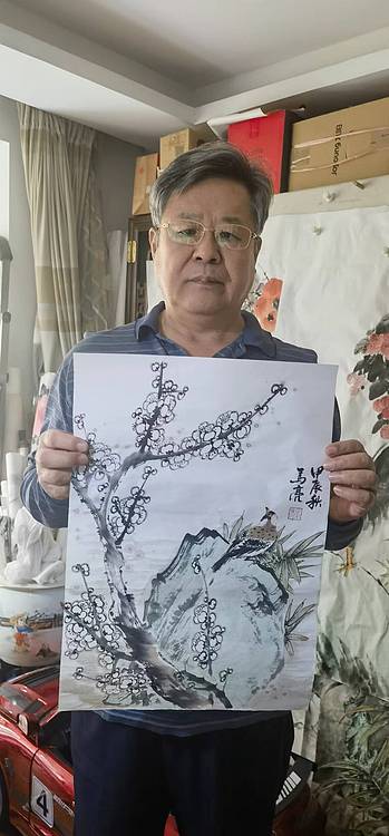 北京美协会员 马亮 老师精品国画（带合影）