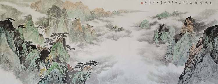 王兴凯 惠风祥云  小六尺