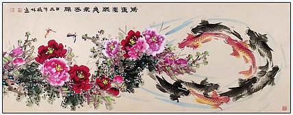 高晓林 （4888）国家一级美术师，江苏省美协会员《鸿运当头》