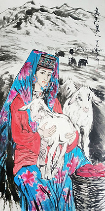 中央美术学院 中国女画家协会会员 李紫妍 国画作品