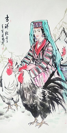 中央美术学院 中国女画家协会会员 李紫妍 国画作品