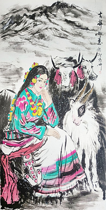 中央美术学院 中国女画家协会会员 李紫妍 国画作品