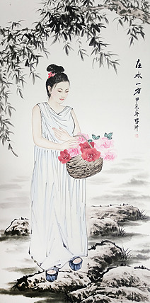 中央美术学院 中国女画家协会会员 李紫妍 国画作品