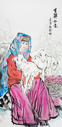 中央美术学院 中国女画家协会会员 李紫妍 国画作品
