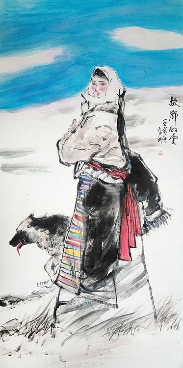 中央美术学院 中国女画家协会会员 李紫妍 国画作品