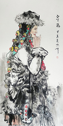 中央美术学院 中国女画家协会会员 李紫妍 国画作品