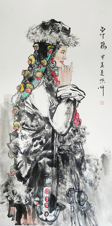 中央美术学院 中国女画家协会会员 李紫妍 国画作品