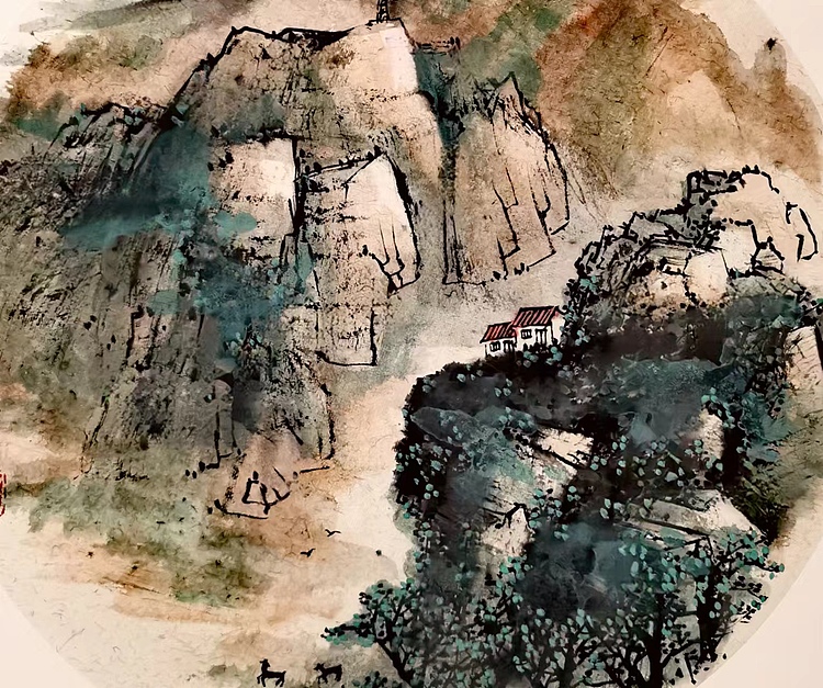 中国美术家协会会员 黄泽民 山水