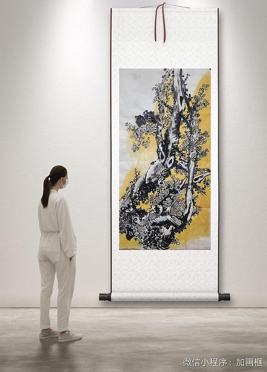 职业书画家 孟红 《铁骨生春》