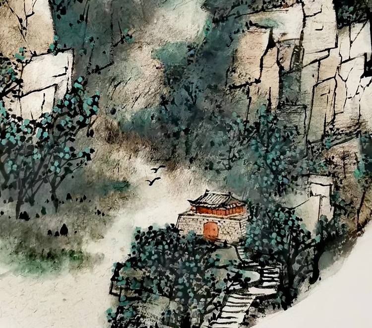 中国美术家协会会员 黄泽民 山水