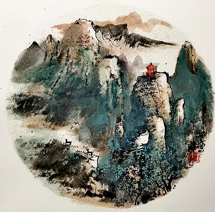 中国美术家协会会员 黄泽民 山水