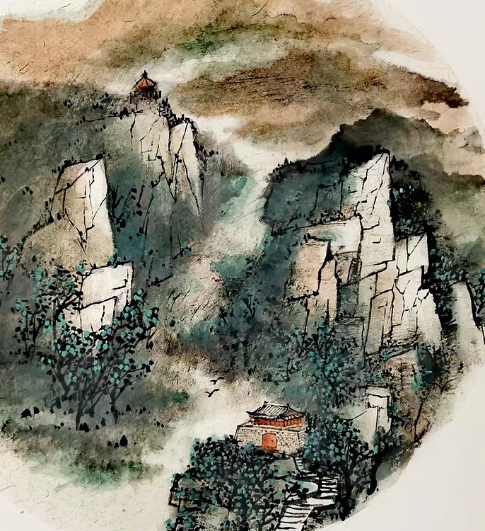 中国美术家协会会员 黄泽民 山水