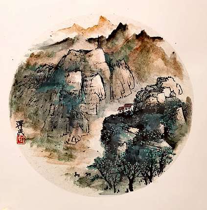 中国美术家协会会员 黄泽民 山水