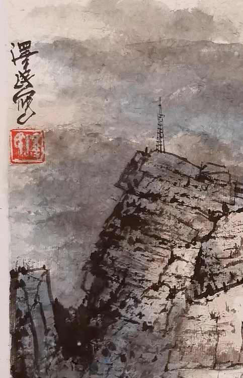 中国美术家协会会员 黄泽民 山水