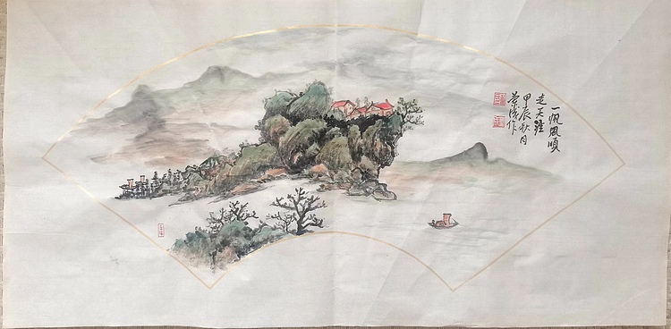 静翰墨缘 中国工艺美协会员 国家一级美术师董兰成