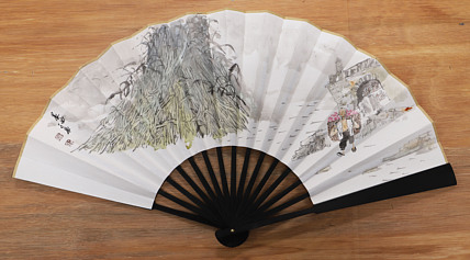 中国美协会员，天津美术学院 刘子展 (带合影)