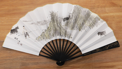 (带合影)天津美术学院 刘子展 精品国画