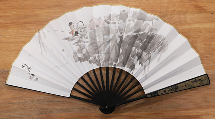中国美协会员，天津美术学院 刘子展 (带合影)