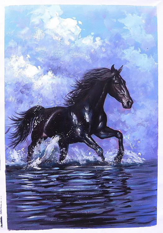 胡冰 纯手绘精品油画
