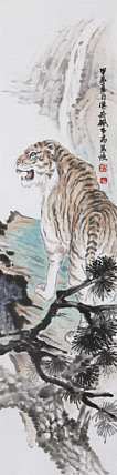 北京美术家协会会员 王鹏 精花鸟