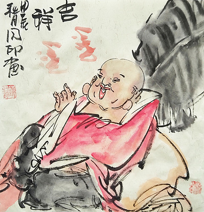 河北省美术家协会会员 侯同印 人物国画作品