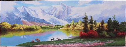 胡冰 纯手绘精品油画