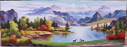 胡冰 纯手绘精品油画