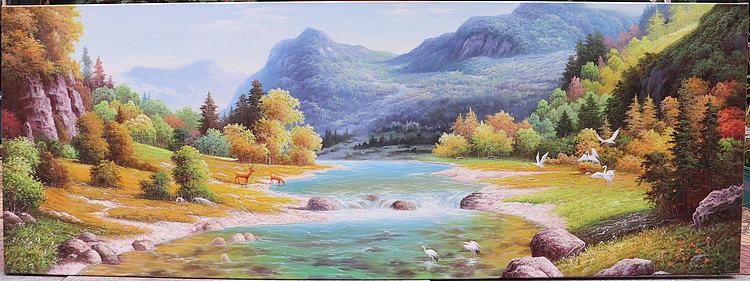 胡冰 纯手绘精品油画
