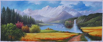 胡冰 纯手绘精品油画