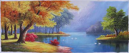 胡冰 纯手绘精品油画