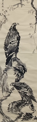 文化老兵 古木双鹰