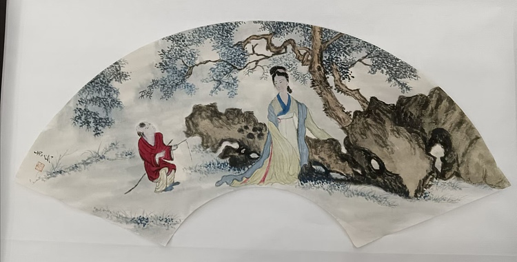 文化老兵 扇面
