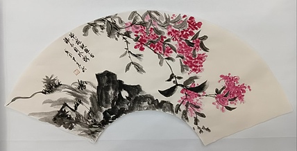 文化老兵 扇面