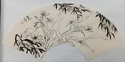 文化老兵 扇面