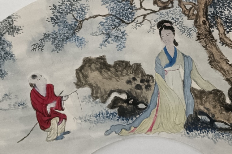 文化老兵 扇面